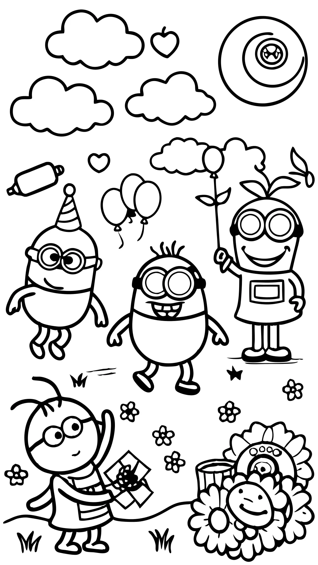 minion coloring pages